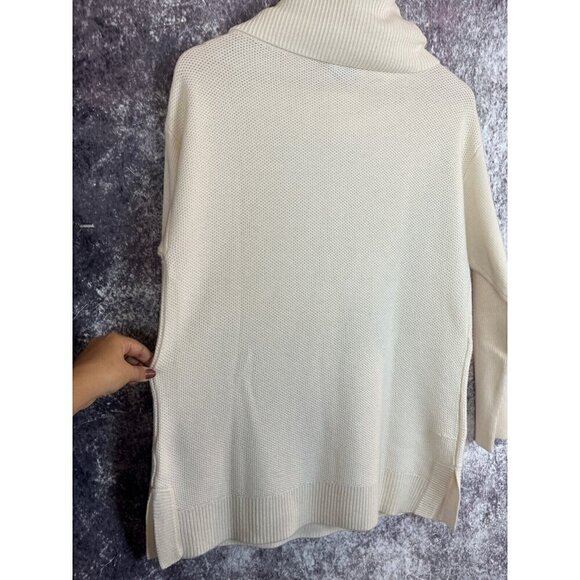 Talbots Sweater Women's L Lambs Wool Cowl Neck Old Money Quiet Luxury Lagenlook - Picture 14 of 15